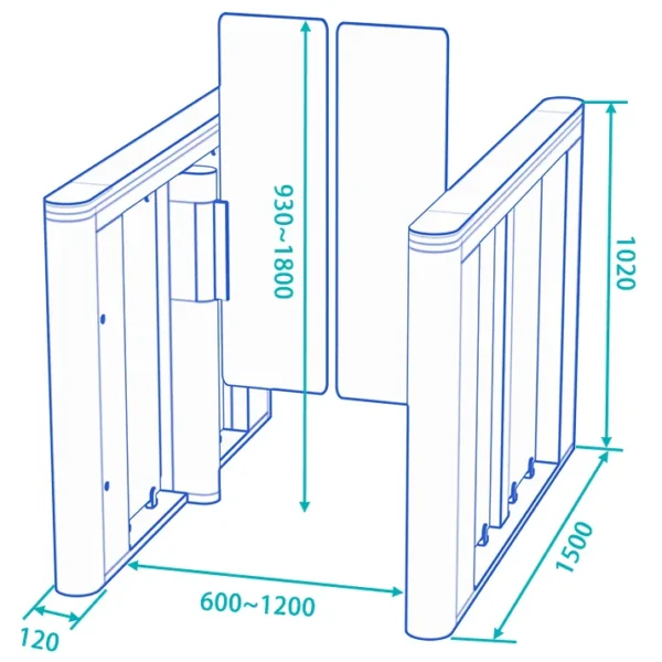 Puerta de velocidad DS7100 - Imagen 2